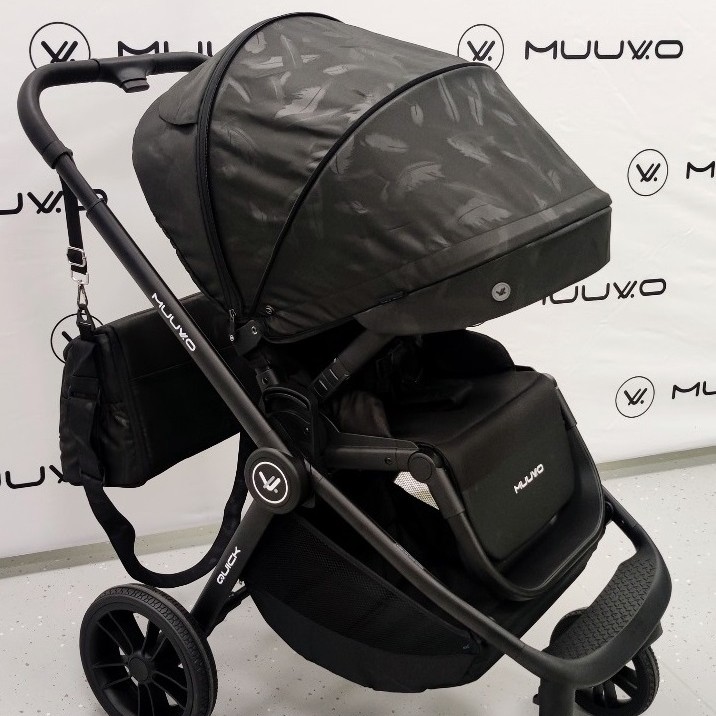 Carucior copii 2 in 1 Muuvo Quick Trendy Raven Black