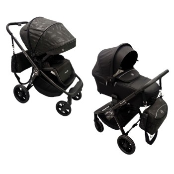 Carucior copii 2 in 1 Muuvo Quick Trendy Raven Black