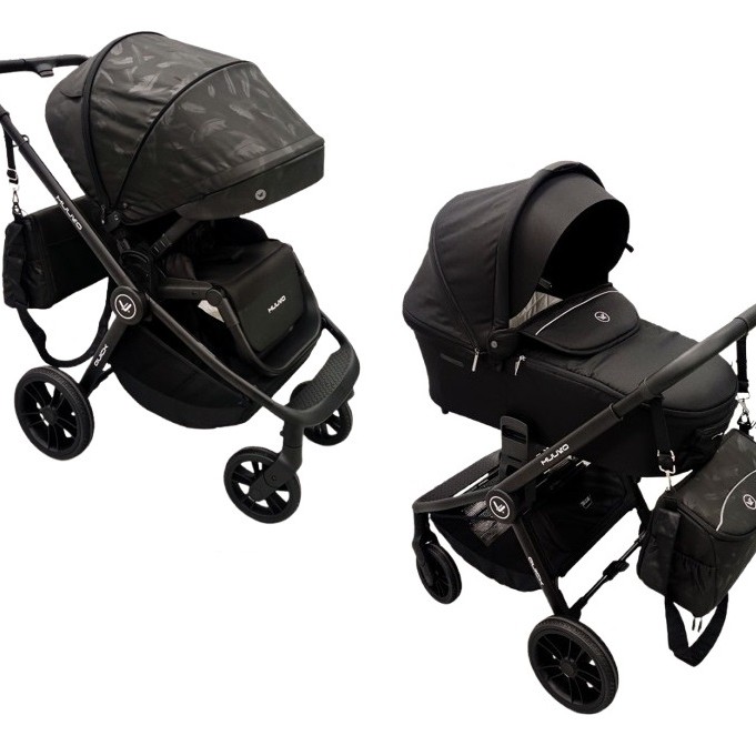 Carucior copii 2 in 1 Muuvo Quick Trendy Raven Black
