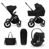 Carucior copii Muuvo Quick SE2 Chromium Black 3in1 cu Cybex Cloud G Plus ADAC