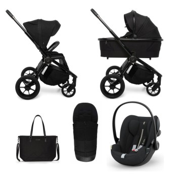 Carucior copii Muuvo Quick SE2 Chromium Black 3in1 cu Cybex Cloud G Plus ADAC