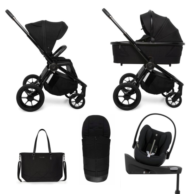 Carucior copii Muuvo Quick SE2 Chromium Black 4in1 cu Cybex Cloud G Plus ADAC si isofix