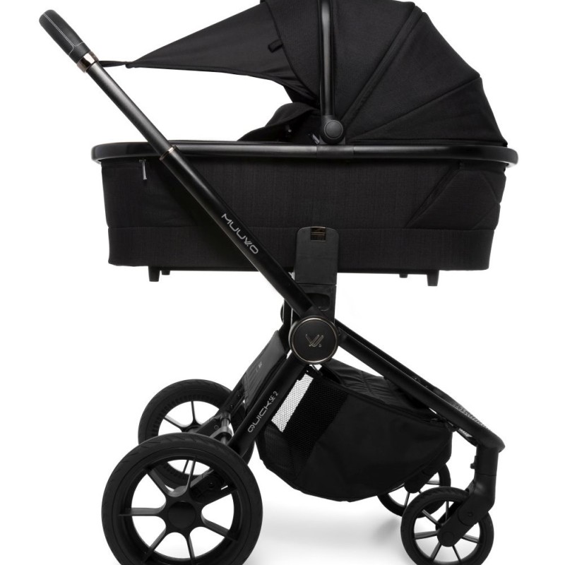 Carucior copii Muuvo Quick SE2 Chromium Black 3in1 cu Cybex Cloud G Plus ADAC