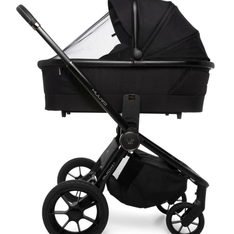 Carucior copii Muuvo Quick SE2 Chromium Black 3in1 cu Cybex Cloud G Plus ADAC