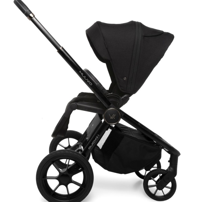 Carucior copii Muuvo Quick SE2 Chromium Black 3in1 cu Cybex Cloud G Plus ADAC