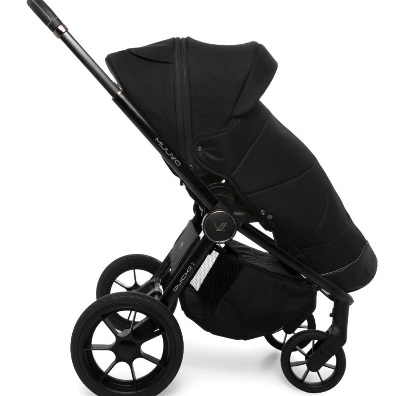 Carucior copii Muuvo Quick SE2 Chromium Black 3in1 cu Cybex Cloud G Plus ADAC