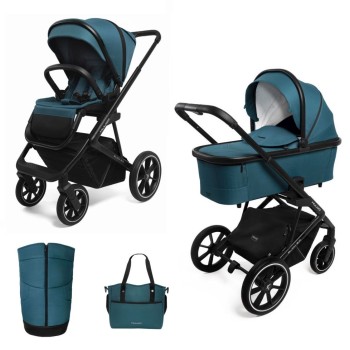 Carucior copii 2 in 1 Muuvo Slick 2.0 Tropical Green