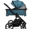 Carucior copii 3 in 1 Muuvo Slick 2.0 Tropical Green cu Cybex Cloud G Plus i-size recline testata ADAC