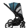 Carucior copii 3 in 1 Muuvo Slick 2.0 Tropical Green cu Cybex Cloud G Plus i-size recline testata ADAC