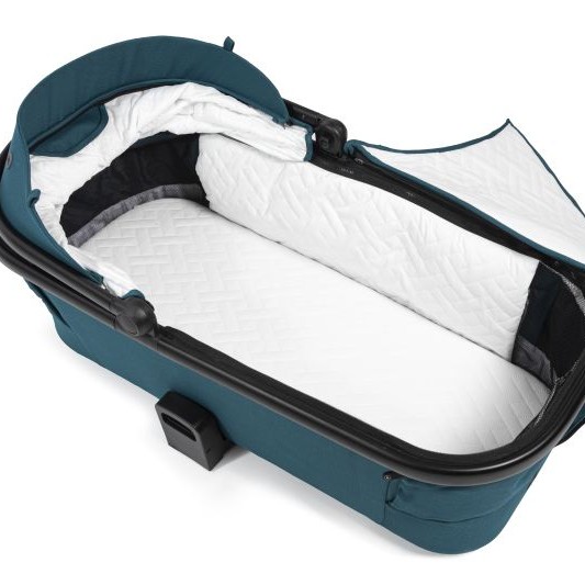 Carucior copii 3 in 1 Muuvo Slick 2.0 Tropical Green cu Cybex Cloud G Plus i-size recline testata ADAC