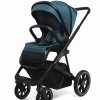Carucior copii 3 in 1 Muuvo Slick 2.0 Tropical Green cu Cybex Cloud G Plus i-size recline testata ADAC