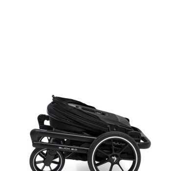 Carucior copii 4 in 1 Muuvo Slick 2.0 Iron Graphite cu Cybex Cloud G Plus i-size recline testata ADAC si baza isofix rotativa