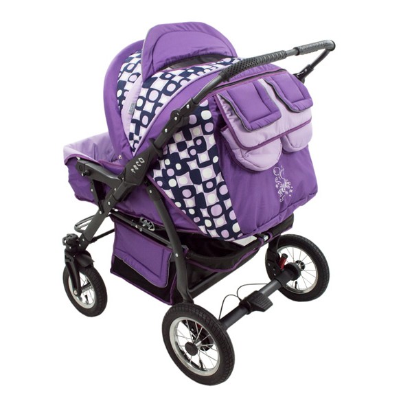 Carucior Pentru Gemeni MyKids Duet Purple