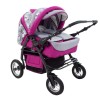 Carucior Pentru Gemeni MyKids Duet Pink