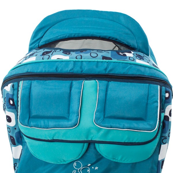 Carucior Pentru Gemeni MyKids Duet Turquoise