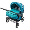 Carucior Pentru Gemeni MyKids Duet Turquoise