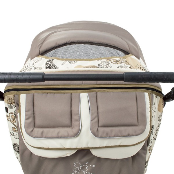Carucior Pentru Gemeni MyKids Duet Beige