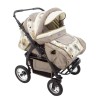 Carucior Pentru Gemeni MyKids Duet Beige