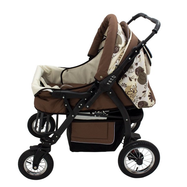 Carucior Pentru Gemeni MyKids Duet Brown