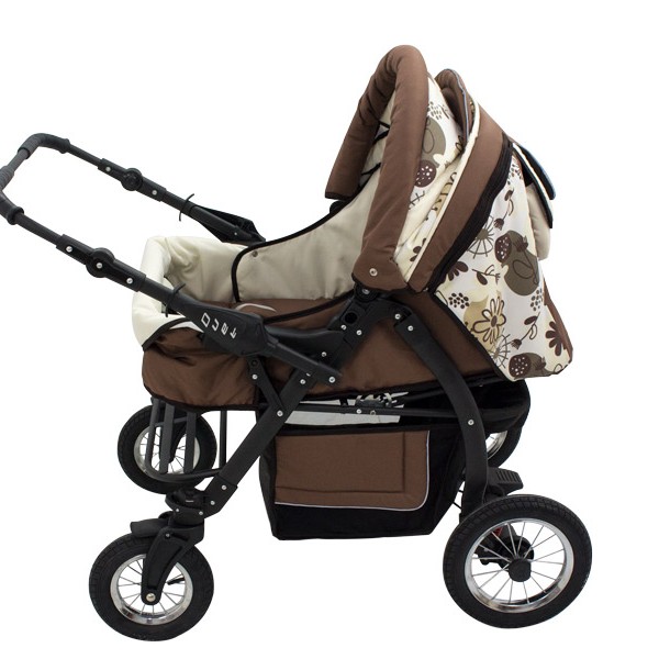 Carucior Pentru Gemeni MyKids Duet Brown