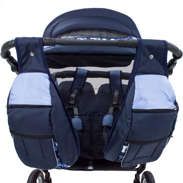 Carucior Pentru Gemeni MyKids Duet Blue