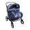 Carucior Pentru Gemeni MyKids Duet Blue