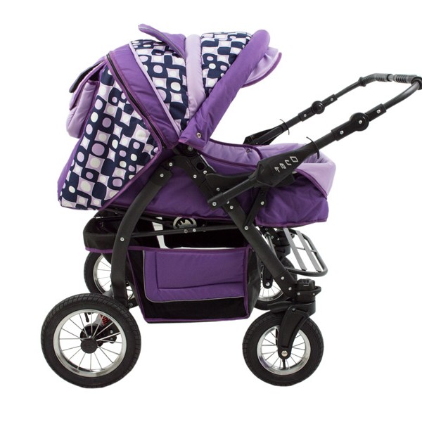 Carucior Pentru Gemeni MyKids Duet Purple