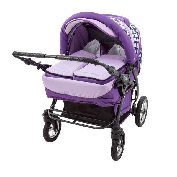 Carucior Pentru Gemeni MyKids Duet Purple