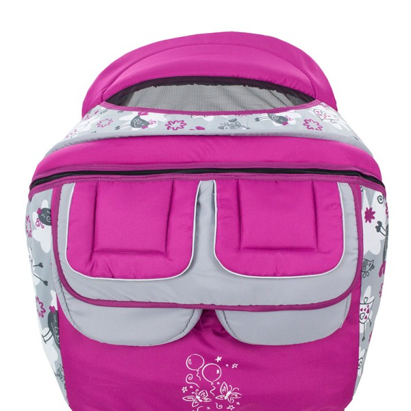 Carucior Pentru Gemeni MyKids Duet Pink