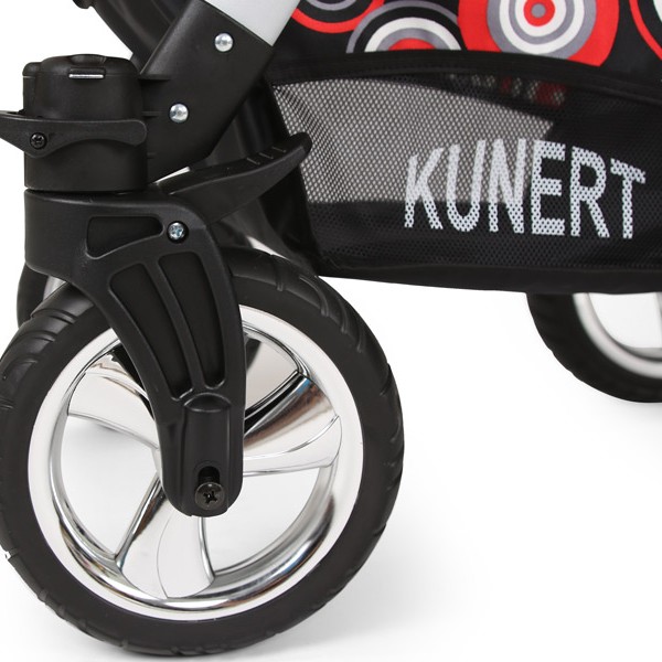 Carucior Copii 2 In 1 Kunert Volver Rosu-Cerculete