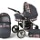 Carucior Copii 2 In 1 Kunert Silver Gri