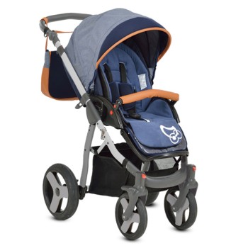 Carucior Copii 3 In 1 MyKids Mommy Albastru