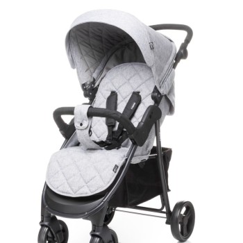 Carucior sport pentru copii Rapid 4Baby Light Grey 2019
