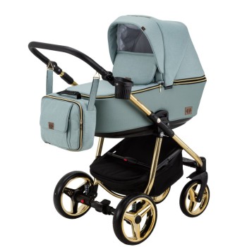 Carucior copii 3 in 1 Reggio Adamex Special Edition Ocean Gold Y851