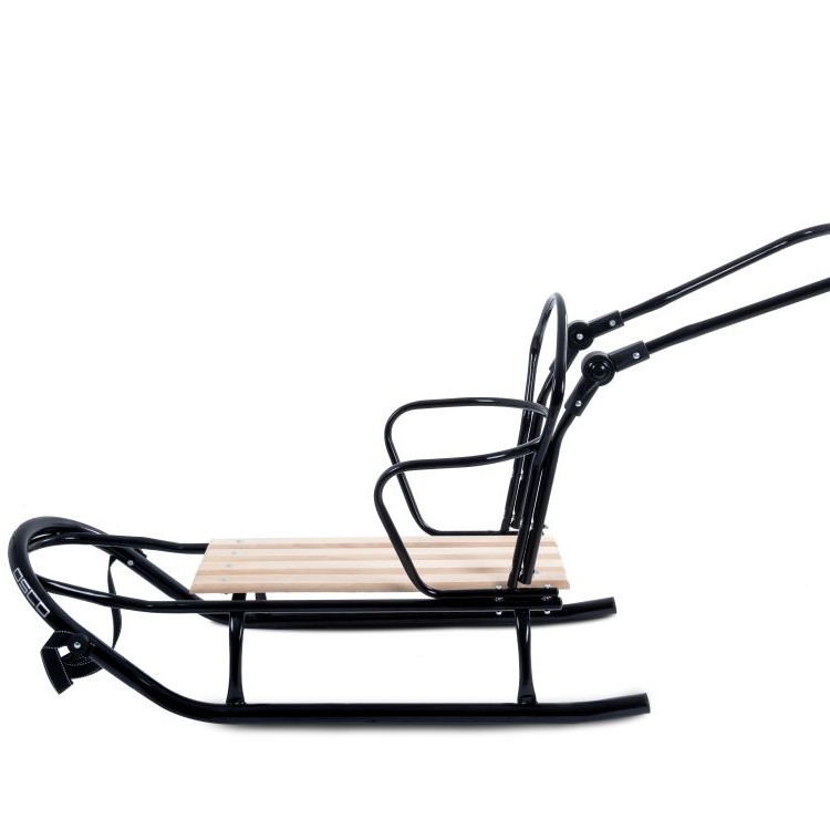 Sanie copii cu sac polar Oslo LoliBebe Black