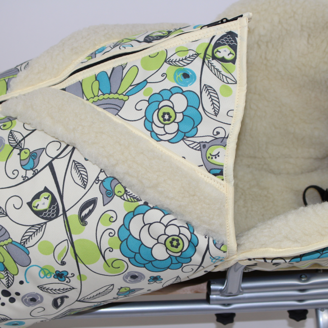 Sanie copii cu sac imblanit LoliBebe Owls