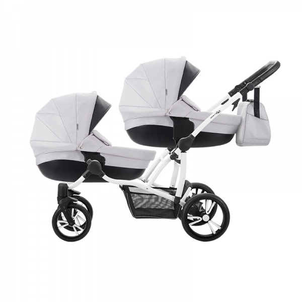 Carucior 3 in 1 pentru gemeni Bebetto 42 For Two