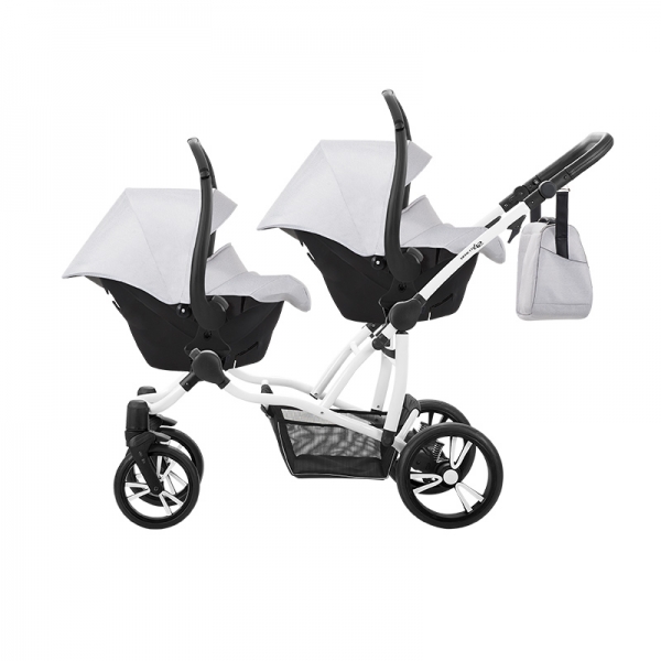 Carucior 3 in 1 pentru gemeni Bebetto 42 For Two