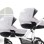 Carucior 3 in 1 pentru gemeni Bebetto 42 For Two