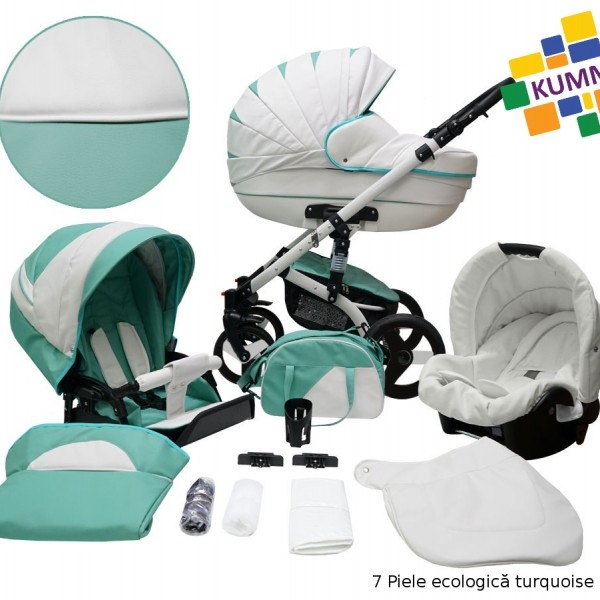 Carucior copii 3 in 1 Kummer Cruiser Premium Eco