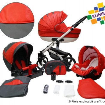 Carucior copii 3 in 1 Kummer Cruiser Premium Eco