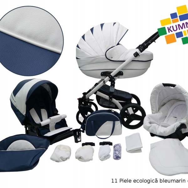 Carucior copii 3 in 1 Kummer Cruiser Premium Eco