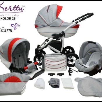 Carucior copii 3 in 1 KERTTU Charm