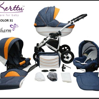 Carucior copii 3 in 1 KERTTU Charm
