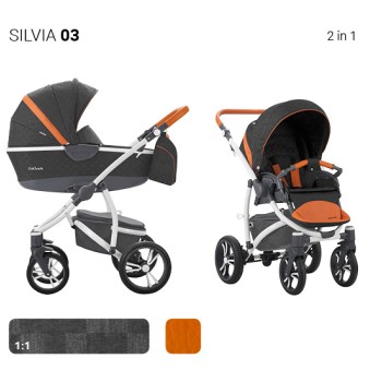 Carucior 3 in 1 Bebetto Silvia