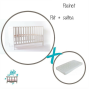 Jolie – Set patut + salteluta pentru bebelusi Sophie