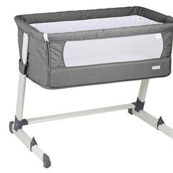 BABY GO-Patut cosleeper 2in1 toghether grey 