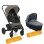 JOIE-SET CARUCIOR CHROME FOGGY GREY+ LANDOU CHROMIUM