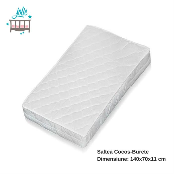 Jolie – Saltea Cocos-Burete pentru patut 140×70 cm