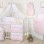 JOLIE-66852/66853 SET LENJERIE DELUXE 4 PIESE ALB-ROZ,VISELE       